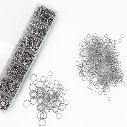 EuTengHao 1504pcs Open Jump Ring and Lobster Clasps Kit Include Pliers Tweezers Jewelry Making Repair Supplies Kit with Jewelry Making Accessories...