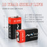 9V Batteries - Alkaline 9 Volt Battery 10 Counts - Ultra Long Lasting with a 10 - Year Shelf Life...