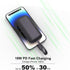 Portable Charger with Built-in USB-C Cable,10000mAh 18W PD Fast Charging Power Bank.Ultra-Compact Battery Pack Compatible with iPhone 15,15 Plus,1...