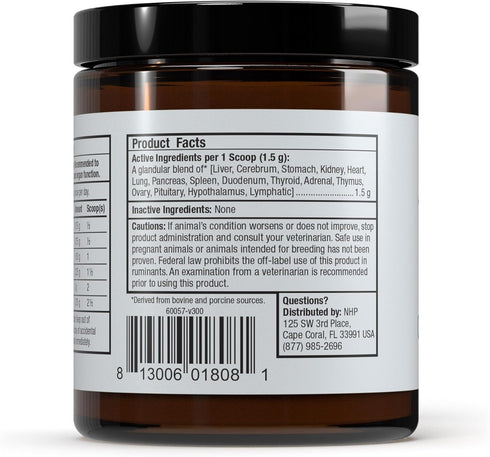 Bark & Whiskers Female Glandular Support, 4 Oz. (113 g), 75 Scoops, Supports Healthy Hormone and Organ Function, Veterinarian Formulated, Non-GMO,...