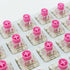 Silent Keyboard Switches,Kailh Box Silent Pink Switches for Mechanical Keyboard,3-pin 35gf Linear/Typing&Gaming/Waterproof Switches(Mute Pink,10Pc...