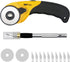 XW Hobby Knife Set- 45mm SKS-7 Rotary Cutter and Precision Knife for Art, Quilting and Crafting,12 Bonus Blades...