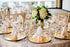 Ms Lovely Metallic Foil Charger Plates - Set of 6 - Made of Thick Plastic - Gold...