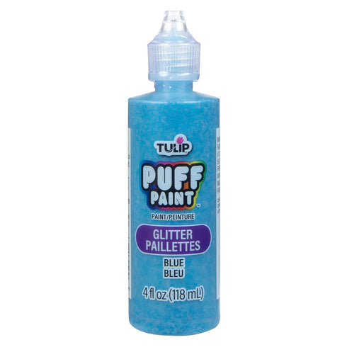 TULIP Puff Paint Glitter Blue 4 Fl Oz (Pack of 1)...
