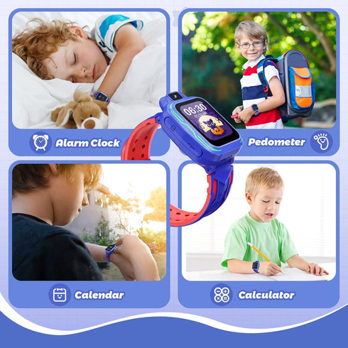 Kids Watch Boys with Camera,Children Digital Smart Watch Touchscreen with Video Mp3 Alarm Pedometer Games for Age 3-9 Years Old Christmas Birthday...