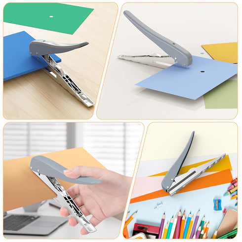 1/4 Heavy Duty 1 Hole Punch,Hole Puncher 25 Sheets Capacity One Hole Punch Heavy Duty Paper Punch for Paper ID PVC Cards Scrapbook Album (6MM)...