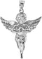 Religious Jewelry .925 Sterling Silver Angel Charm Pendant - Pendant Only...