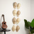 Wooden Wall Hanger Expandable Coat Rack Accordion Design 14 Peg Hooks for Hanging Storage Clothes, Hats,Caps,Scarves,Purses,Mug,Towels,Umbrella,Ac...