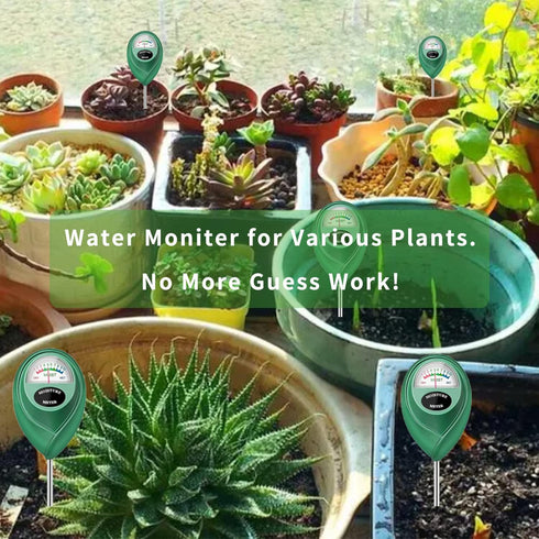 Soil Moisture Meter, Soil Moisture Monitor for House Plants, Soil Hygrometer Moisture Sensor for Indoor & Outdoor, Garden, Farm, Lawn Plant Care, ...