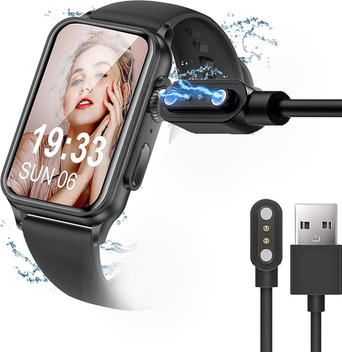 Compatible for XSUTIC H23 Smart Watch Charger, Magnetic USB Replacement Charging Cable Compatible with XSUTIC H23 1.57 Inches Smart Watch/SYEEKOM ...