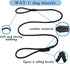 Multifunctional Figure 8 Padded Head Halter Walking Training Leather Stopper Slip Lead Dog Rope Leash (Hot Pink)...