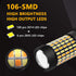 PHINLION Super Bright White Amber Dual Color Switchback 3157 3155 3057 3457 4157 LED Bulbs with Projector for Car Front Turn Signal Parking Lights...