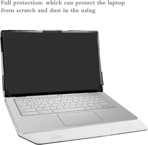 Alapmk Protective Case for ASUS Chromebook Flip C434 C434TA 14" / Chromebook C403NA/ ExpertBook B9 B9450 & case for HP EliteBook x360 1040 G8 Lapt...