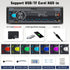 SIXWIN Single Din Car Stereo with Bluetooth 5.0 Hands Free Calling Voice Control Car Stereo FM Radio Car Mp3 Player USB AUX Port Audio Recording R...