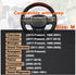 GIANT PANDA Steering Wheel Cover for Jeep Wrangler, Car Steering Wheel Cover for Jeep Grand Cherokee and Cherokee - Red...