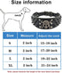 Spiked Studded Dog Collar, PU Leather Dog Collar, Adjustable Pet Collars for Medium or Large Breed Pet (XL, Leopard1)...