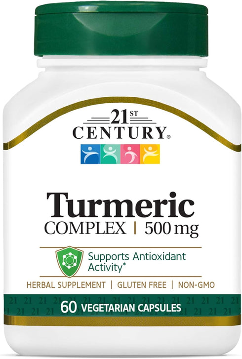 21st Century Turmeric Complex Vegetarian Capsules, 60 Count...