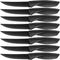 Steak Knives Set of 8, Stainless Steel Serrated Steak Knife, Sharp Serrated Edges, Comfortable Grip Ergonomic Non-Slip Handle, Dishwasher Safe(8.5...