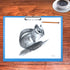 11x17 Clipboard Landscape Extra Large Clipboard Super Tough 11 x 17 Clipboards Low Profile Clip Not Fragile PP Plastic Blue Pack of 1...