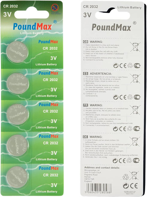 CR 2032 Batteries 3v Lithium Coin Cell Battery Combo Pack - 20 Count...