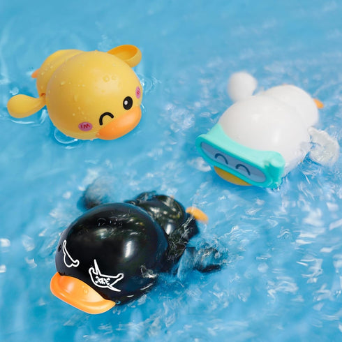 LiKee Baby Bath Toys for Kids Ages 1-3, Floating Wind-Up Toddler Bathtub Toy for Boy Girl Birthday Gift, 12 Months Infant Pool Swimming Water Game...