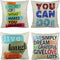 Classroom Must Have Reading Corner for Kids Teacher Special Education Throw Pillows Calming Inspirational with Quotes Fun Saying Words Letters 18x...