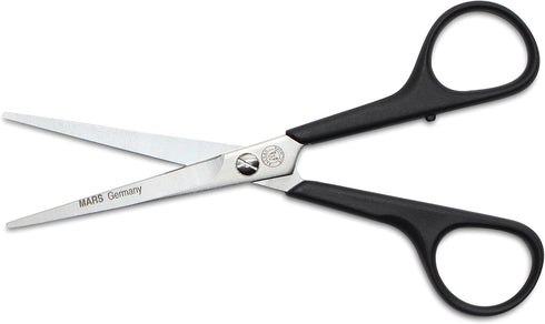 Mars Professional Stainless Steel Hair Grooming Scissors Shears, Nylon Handles, 6" Length...