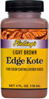 Fiebing's Edge Kote (4oz, Light Brown) - Leather Edge Paint for Shoes, Furniture, Purses, Couches, Belts - Flexible, Water Resistant, Semi Gloss C...