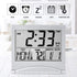 Digital Travel Alarm Clock Battery Operated, Portable Large Number Display Alarm Clock with Temperature,12/24 H Small Desk Clock -Silver (NO Light...