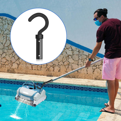 Pool Hook for Robotic Pool Cleaner, Pool Hooks for Poles Accessories, Pool Pole Hooks for All Robotic Pool Vacuum Cleaner, Pool Vacuum Sweeper Hoo...