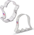 Halloween Ghost Cookie Cutters 2-Pc Set Made in USA by Ann Clark, 3", 3.5"...