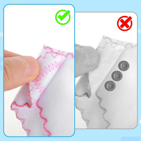 Aster 4 Pcs Baby Doll Diapers Underwear for 12-15 Inch, Reusable Doll Diapers, Baby Doll Accessories Suitable for Infant Dolls Baby Girls(Pink, Pu...