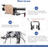 Universal Bike Brake Cable Housing Kit With 1 Set Bicycle Brake Line, 2 Pieces V Bike Brake Noodle Cable Guide Pipe and End Caps accessories for M...