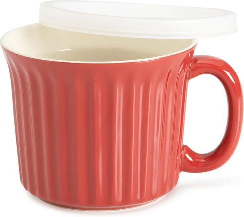 Good Cook Ceramic 18 Ounce Soup Dish, Red...