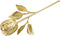 Rose Ring Holder with Long Stem, Gold...