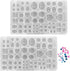 2 Pcs Gem Jewelry Casting Mold,Resin Jewelry Casting Molds for Making Earrings Jewelry Making Crafting Projects (Large)...