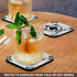 3dRose Ace of Spade. Playing cards. Poker. White and black. Popular image. - Soft Coasters, set of 8...