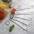 5 Pcs Mini Measuring Spoons Set - Stackable Design, 1/4, 1/8, 1/16, 1/32, 1/64 TSP Sizes, Flat Handle Metal Measuring Spoons Made of Durable Stain...