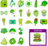 100 Pcs Green Stickers Pack for Teens Girls Boys, Girl's Green Aesthetic Stickers, Cute Green Stickers, Waterproof Vinyl Stickers, Vsco Stickers f...