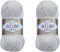 Alize Diva Yarn Hand Knitting Yarn 100% Microfiber Acrylic Yarn Alize Diva Silk Effect Thread Crochet Art Lace Craft Lot of 2 skeins 200gr 767 yds...