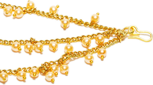 Bindhani Indian Bahubali Style Long Tassel With Multiple Small Jhumki Earring & Back Hair Chain For Women...