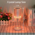 Crystal Table Lamp,RGB Changing Touch Table Lamp with Remote Control,USB Rechargeable Crystal Bedside Lamp,LED Cordless Desk Lamp for Bedroom/Livi...