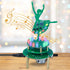 MIOYOOW Rotating Ballerina Soldering Practice Kit, RGB LED Ballet Girl Music Box DIY Soldering Project Kit with 3 Music, Learning Electronics Kit ...