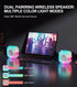 comiso Shower Bluetooth Speaker, Waterproof Bluetooth Speakers IPX7, Floating Portable Wireless Speaker with LED Light, Loud HD Sound and Bass for...