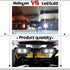 iBrightstar Newest 9-30V Extremely Bright 29mm 6614F 6612F LED Bulbs for Car Sun Interior Vanity Mirror Sun Visor Lights, Xenon White...