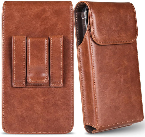 Miimall Phone Belt Holster Case for Galaxy S24 Ultra S23 Ultra S22 Ultra 5G S21 Ultra 5G, Google Pixel 8 Pro Pixel 7 Pro Pixel 6, Universal Cell P...