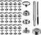 240 Pieces Stainless Steel Snap Fastener Kit, BetterJonny 15mm Snap Button Press Stud Cap with 3 Setting Tools Storage Box for Marine Boat Canvas ...