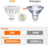 10Pack MR16 LED Light Bulbs, AC/DC12 Volt LED Spotlight Bulb, Gu5.3 Bi-Pin Base, 5 Watt(50 Watt Equivalent), Non Dimmable, 3000 Kelvin Warm White,...