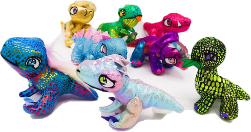 Dinosaur Plush Collectible Toy, Surprise 3-Pack, Series 1, Assortment 3...