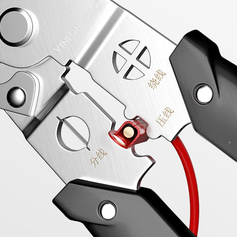 10-in-1 Multifunctional Wire Stripper Tool, 8 inch Wire Crimping Tool, Professional Electrical Cable Cutter Pliers for Stripping Cutting and Crimp...
